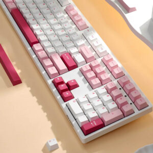 AKKO 3108RF V3 Prunus Lannesiana (Dual-mode / AKKO Frost Pink Switch) - Gaming Keyboard