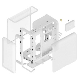 HYTE X50 Air SNOW WHITE H8 HYTE X50 Air Snow White - Modern Performance Case