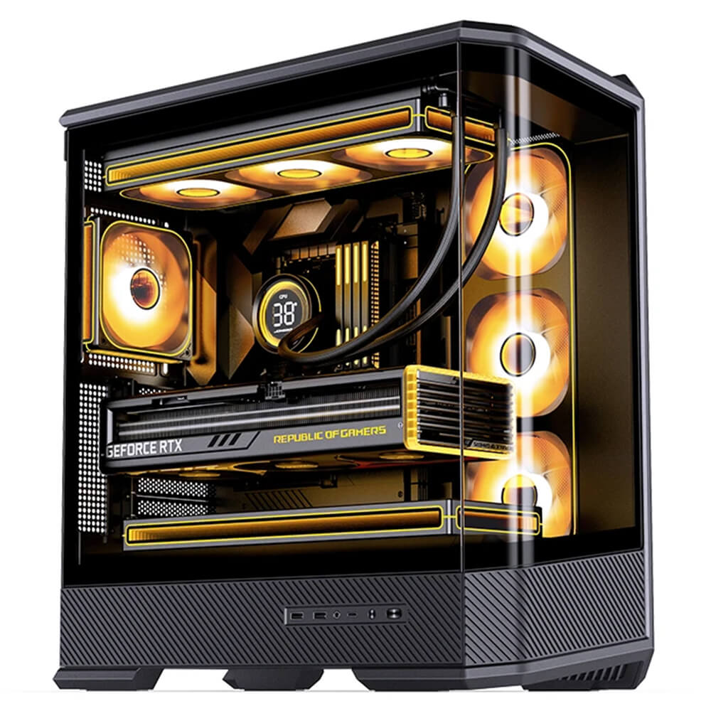 Jonsbo D400 Black H3 Jonsbo D400 Black - Mid-Tower Case - Ảnh 3