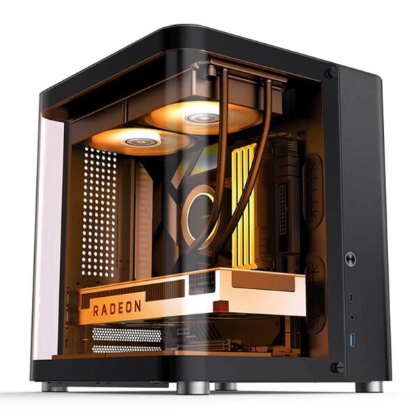 Jonsbo TK-1 Black – Micro-ATX Case