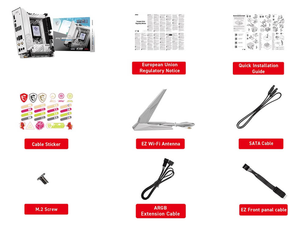 MSI MPG B860I EDGE TI WIFI specs MSI MPG B860I EDGE TI WIFI - Socket 185