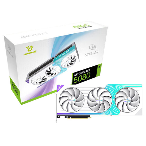 Manli Stellar GeForce RTX 5080 OC – 16GB GDDR7
