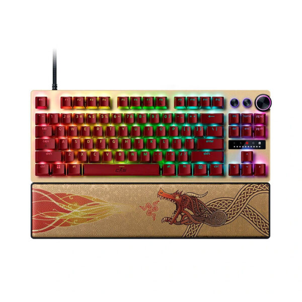 Razer Huntsman V3 Pro Tenkeyless Counter-Strike 2 Edition – Tenkeyless Analog Optical Esports Keyboard