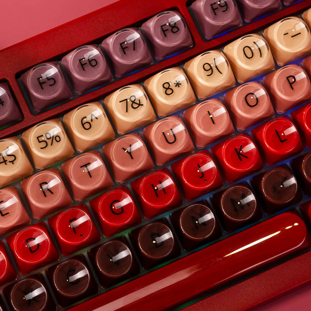 Veekos K75 Wine Red H3 Veekos K75 Wine Red - Gaming Mechanical Keyboard - Ảnh 3