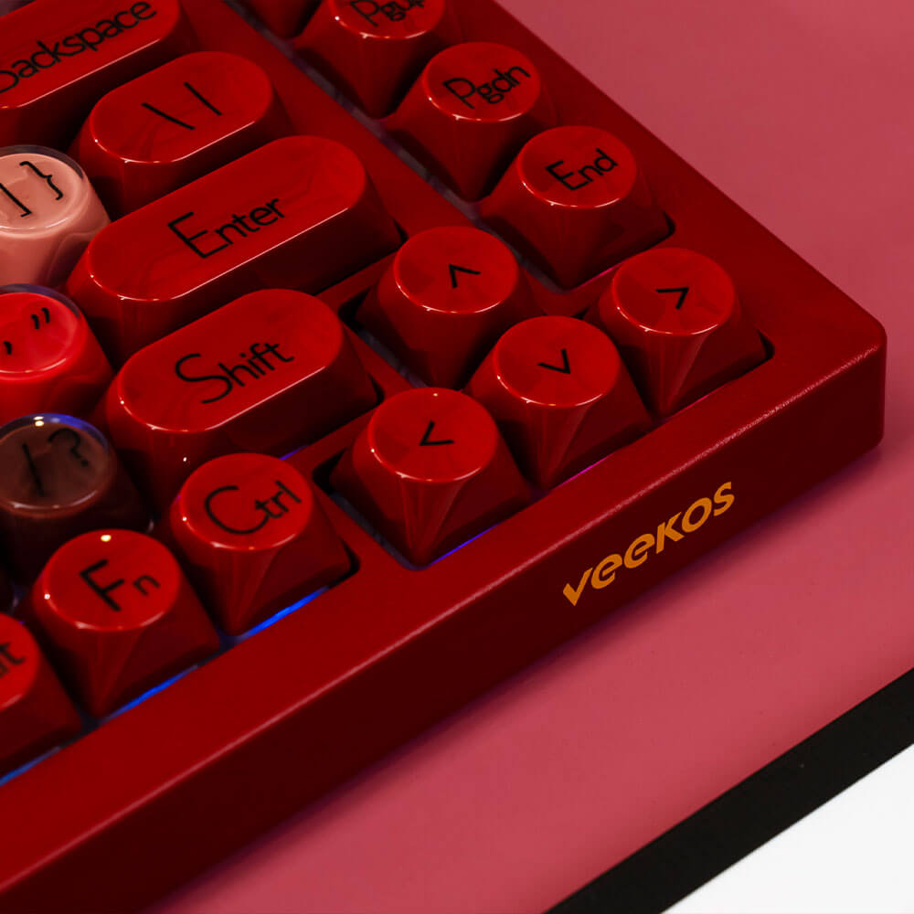 Veekos K75 Wine Red H5 Veekos K75 Wine Red - Gaming Mechanical Keyboard - Ảnh 5