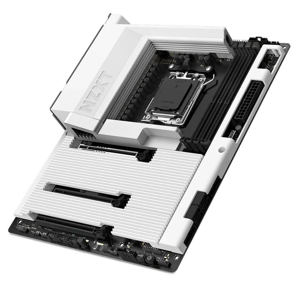 NZXT N7 B850 White H3 NZXT N7 B850 WHITE - Socket AM5 - Ảnh 3
