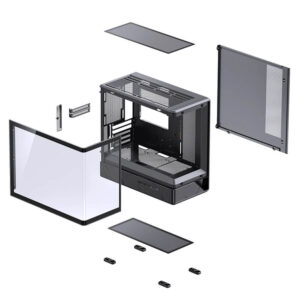 Jonsbo D200 Black - Micro-ATX Case