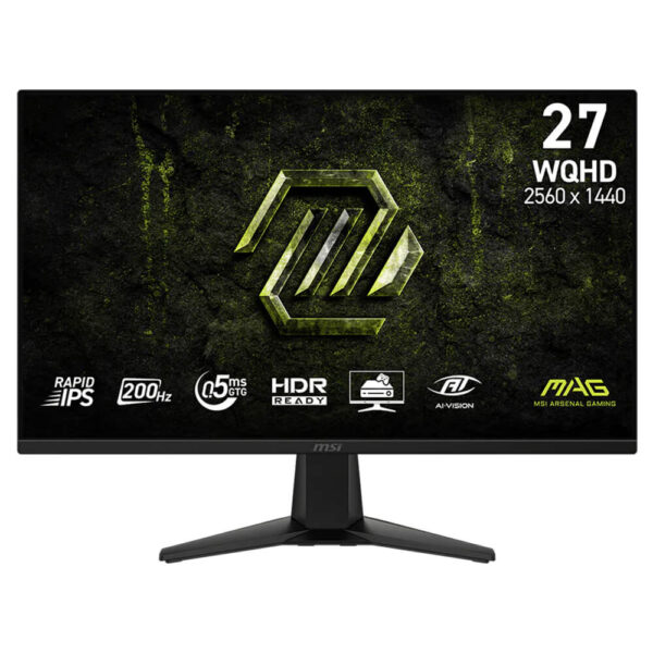 MSI MAG 275QF E20 - 27 inch WQHD Rapid IPS | 200Hz | 0.5ms | Gaming Monitor