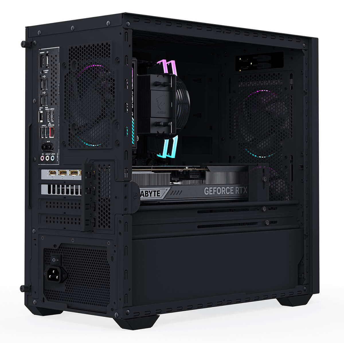 AORUS PRIME 3 AT5A7N9 5000 R5 9500F RTX 5060 Ti 16GB DDR5 32GB SSD 1TB Gen4 H9 AORUS PRIME 3 (AP3A5N6T-5103) - R5 9500F, RTX 5060 Ti 16GB, DDR5 32GB, SSD 1TB Gen4 - Ảnh 9