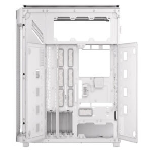 Corsair iCUE LINK 9000D AIRFLOW TG Super Tower White Full Tower SSI EEB Case H4 Corsair iCUE LINK 9000D AIRFLOW TG Super-Tower White - Full-Tower SSI-EEB Case - Ảnh 4