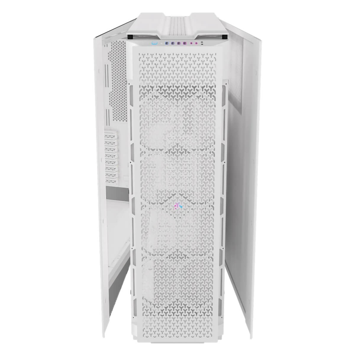 Corsair iCUE LINK 9000D AIRFLOW TG Super Tower White Full Tower SSI EEB Case H5 Corsair iCUE LINK 9000D AIRFLOW TG Super-Tower White - Full-Tower SSI-EEB Case - Ảnh 5