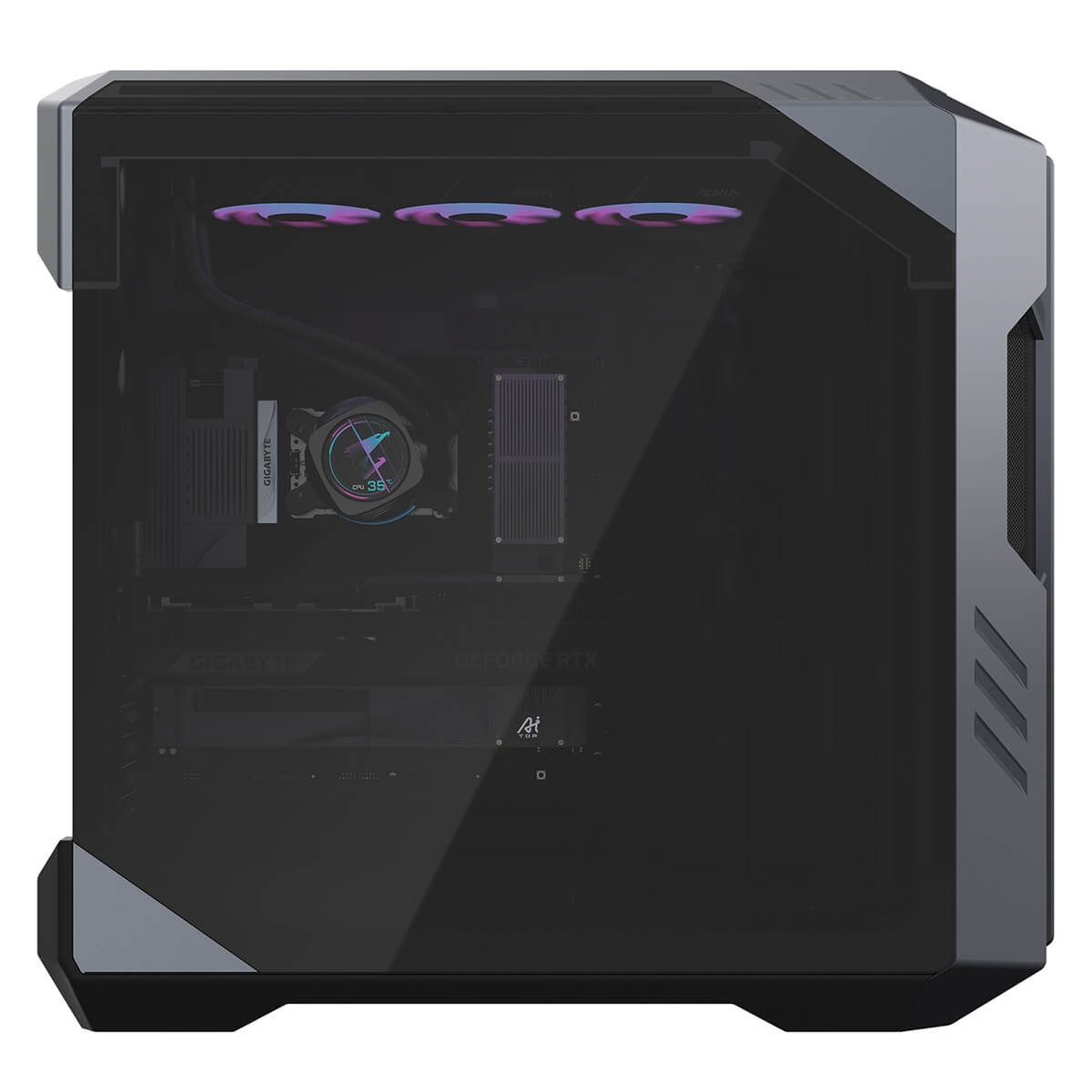 Gigabyte AI TOP 500 TRX50 AT5A7N9 5000 TR PRO 7965WX RTX 5090 DDR5 768GB SSD 2TB Gen4 H7 Gigabyte AI TOP 500 TRX50 (AT5A7N9-5000) - TR PRO 7965WX, RTX 5090, DDR5 768GB, SSD 2TB Gen4 - Ảnh 7