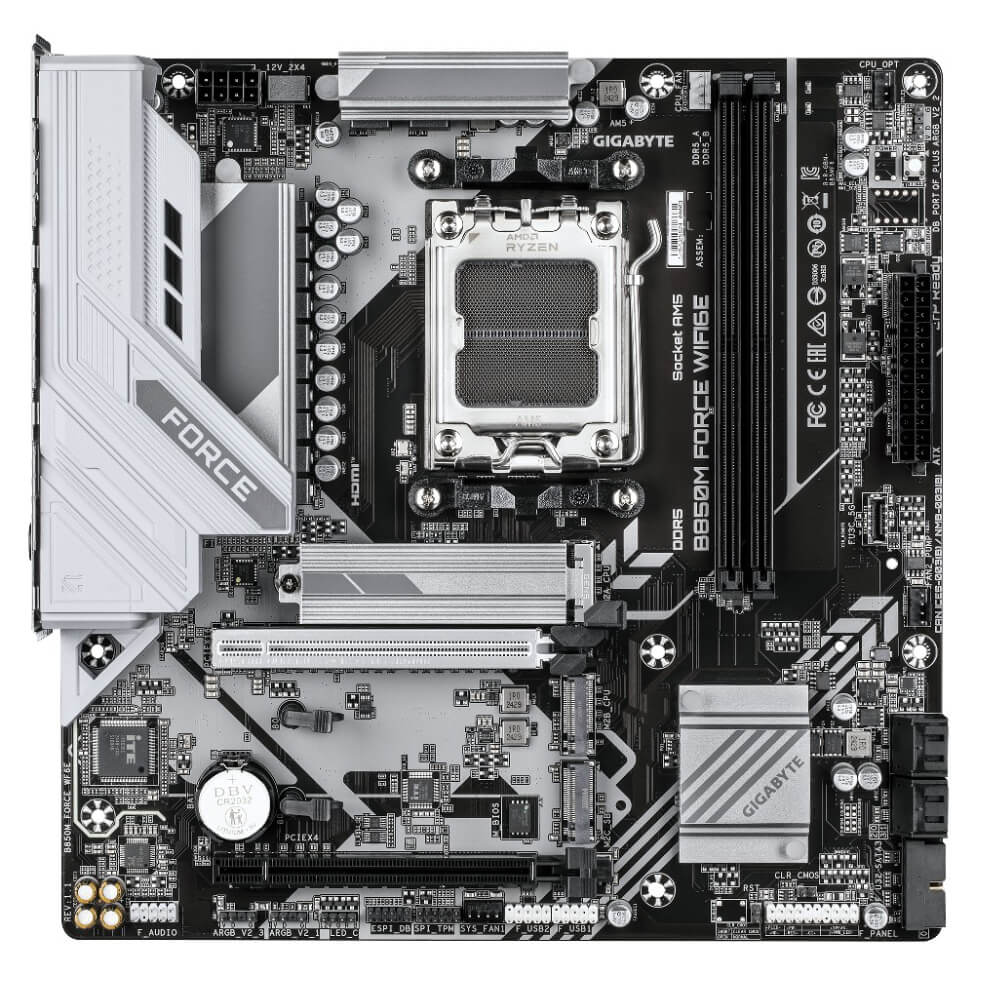 Gigabyte B850M FORCE WIFI6E H2 Gigabyte B850M FORCE WIFI6E - Socket AM5 - Ảnh 2