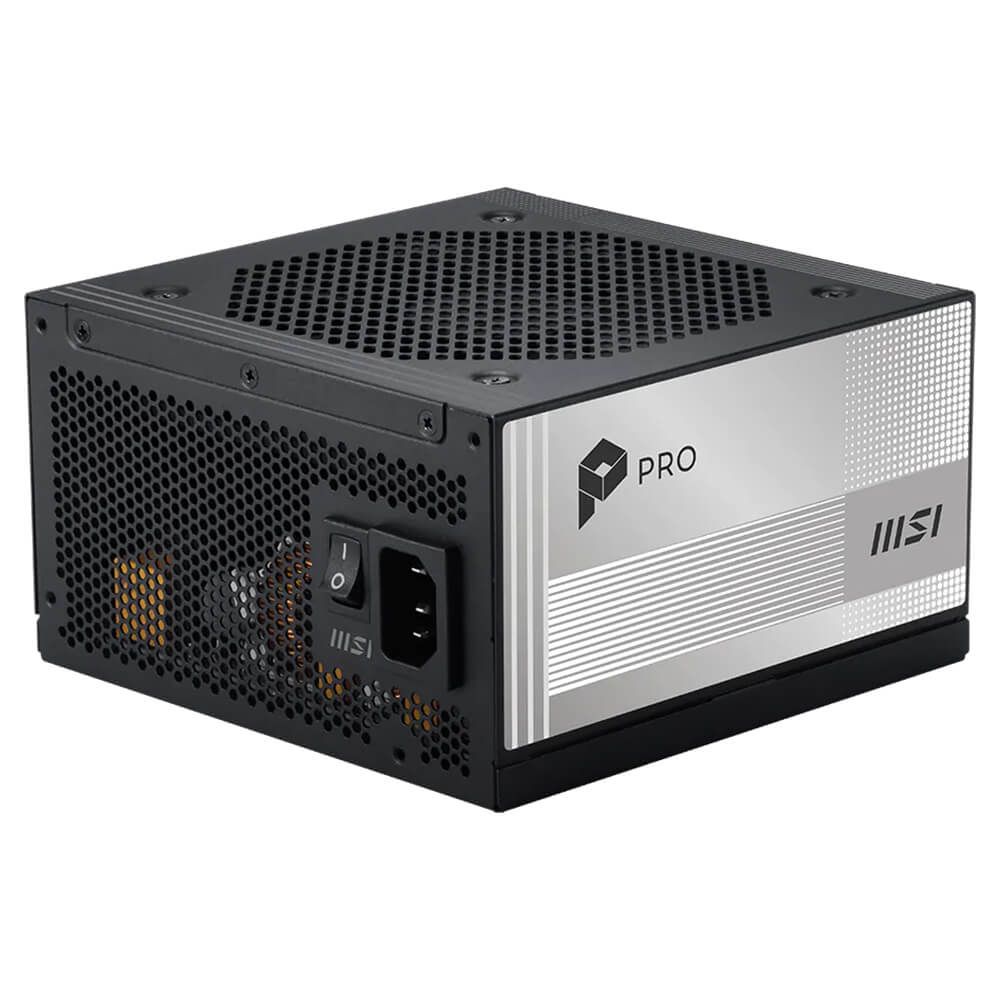 MSI PRO A1000PL PCIE5 H2 MSI PRO A1000PL PCIE5 - 1000W 80Plus Platinum - Fully Modular - Support PCIe Gen 5.1 Graphics Card - Ảnh 2