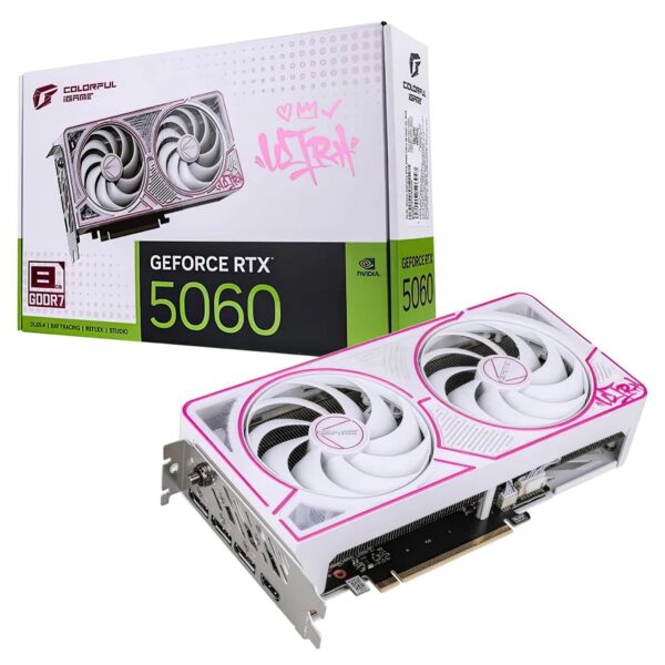 Colorful iGame GeForce RTX 5060 Ultra W DUO OC 8GB V 8GB GDDR7 H1 Colorful iGame GeForce RTX 5060 Ultra W DUO OC 8GB-V - 8GB GDDR7