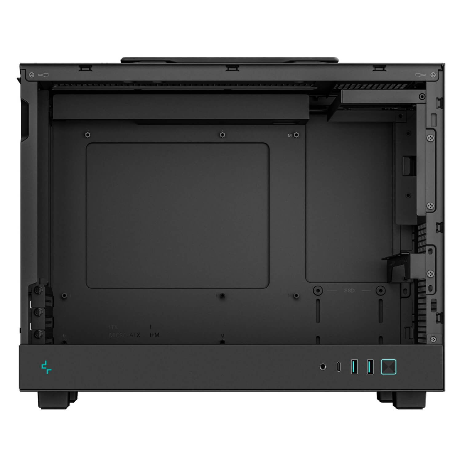Deepcool CH160 PLUS High airflow Micro ATX Case H7 Deepcool CH160 PLUS - High-airflow Micro-ATX Case - Ảnh 7