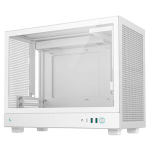 Deepcool CH160 PLUS WH - High-airflow Micro-ATX Case