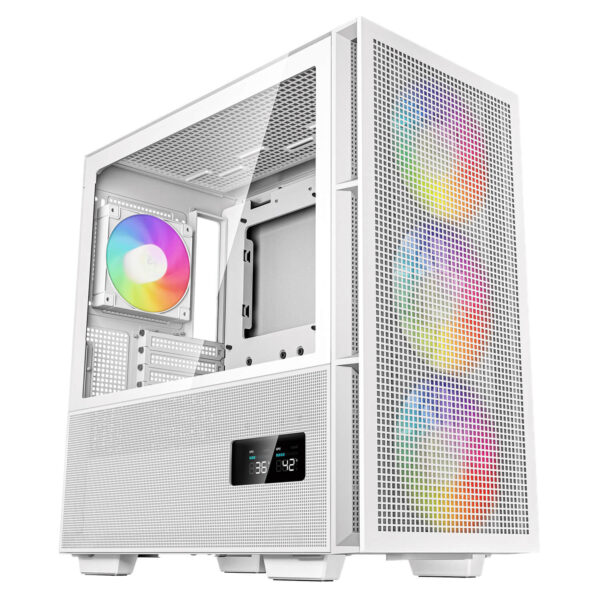 Deepcool CH560 DIGITAL WH High airflow E ATX Case H1 Deepcool CH560 DIGITAL WH - High-airflow E-ATX Case