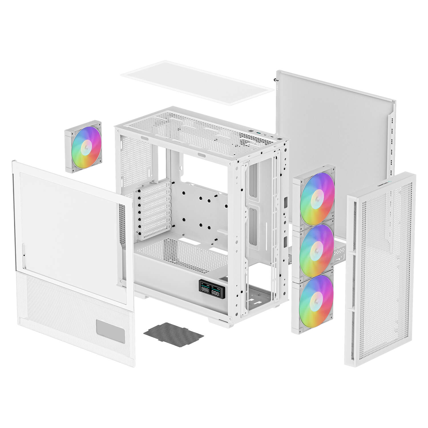 Deepcool CH560 DIGITAL WH High airflow E ATX Case H12 Deepcool CH560 DIGITAL WH - High-airflow E-ATX Case - Ảnh 12
