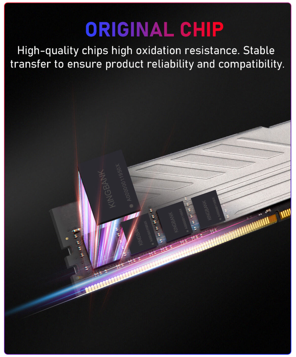 KingBank KJXS Silver - 16GB (1x16GB) DDR5 - Bus 5600MHz Cas 36