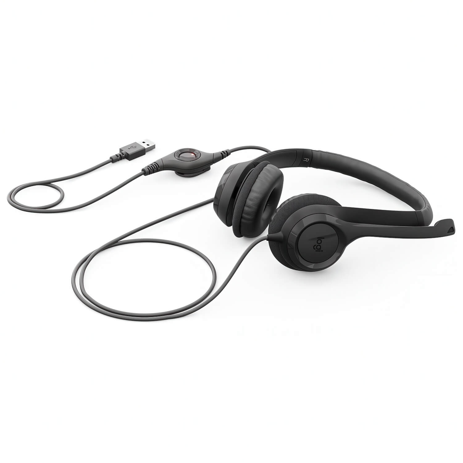 Logitech H390 USB Headset H2 Logitech H390 - USB Headset - Ảnh 6
