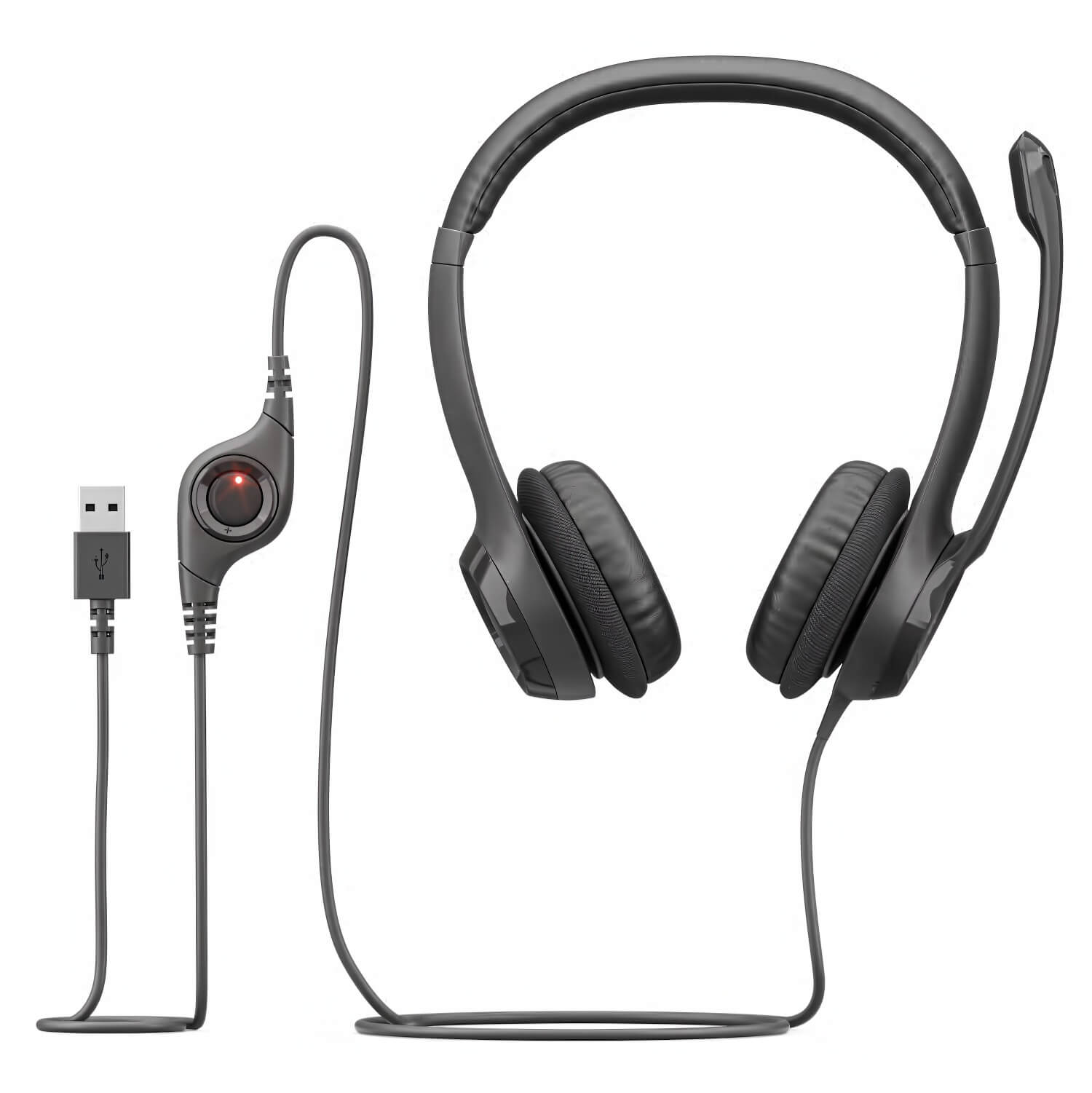 Logitech H390 USB Headset H5 Logitech H390 - USB Headset - Ảnh 5