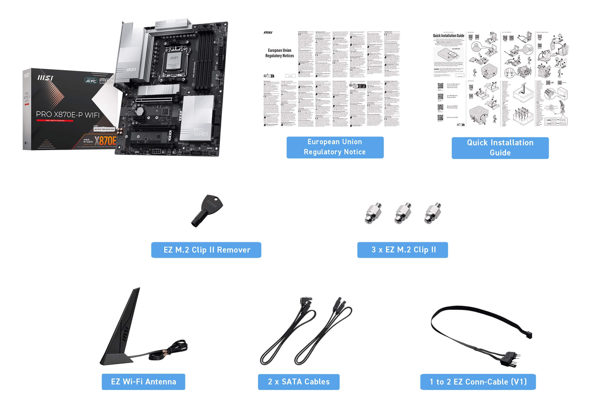 MSI PRO X870E P WIFI Socket AM5 Featured MSI PRO X870E-P WIFI - Socket AM5