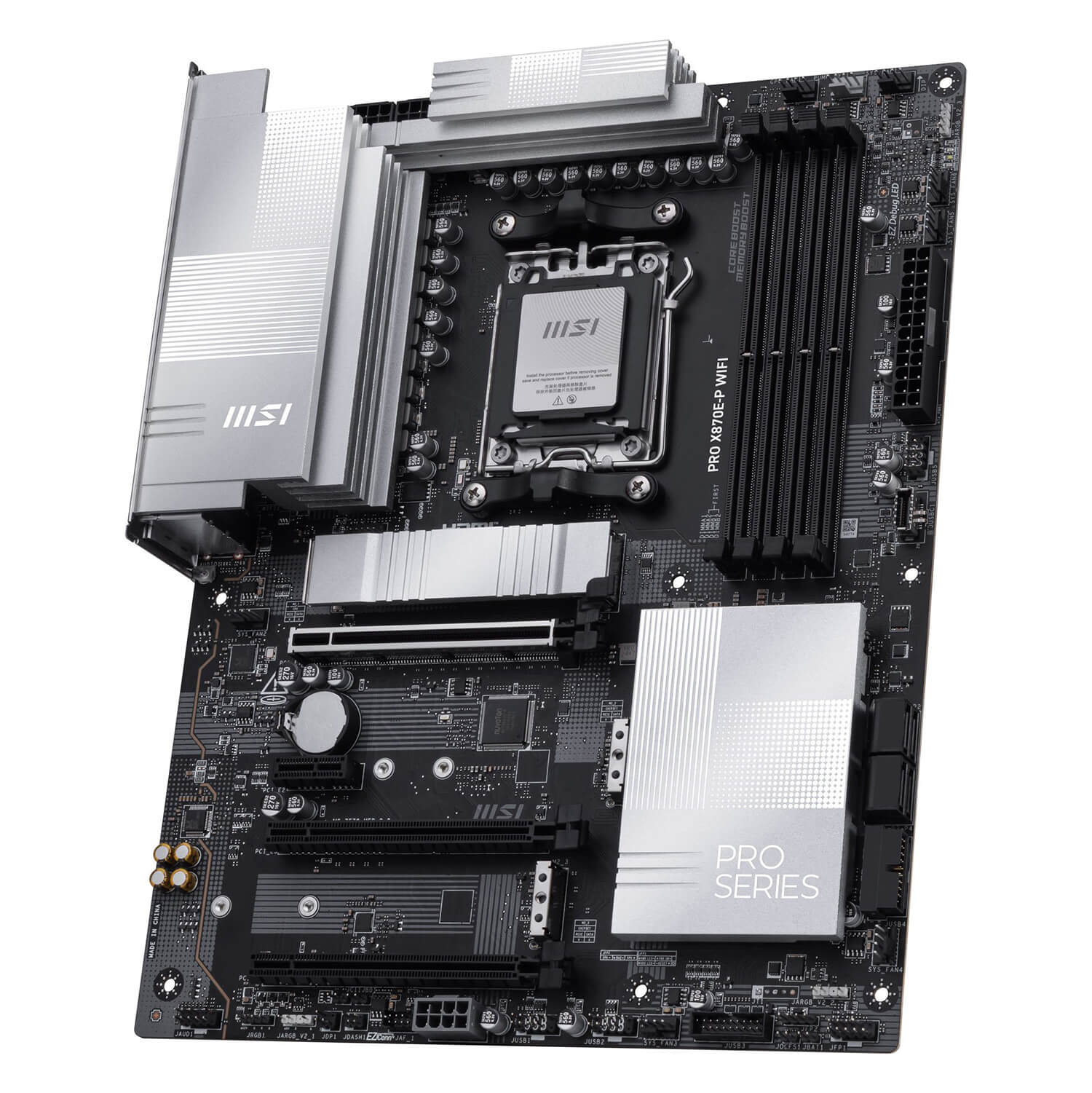 MSI PRO X870E P WIFI Socket AM5 H3 MSI PRO X870E-P WIFI - Socket AM5 - Ảnh 3