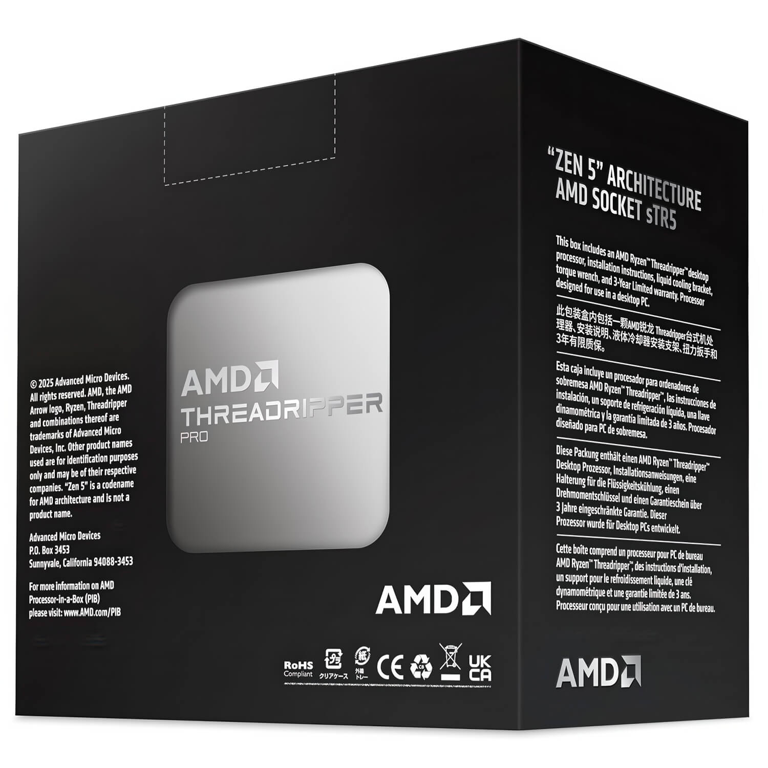 AMD Ryzen™ Threadripper™ PRO 9000 Series H2 AMD Ryzen™ Threadripper™ PRO 9985WX 64C/128T Upto 5.4Ghz - Ảnh 2