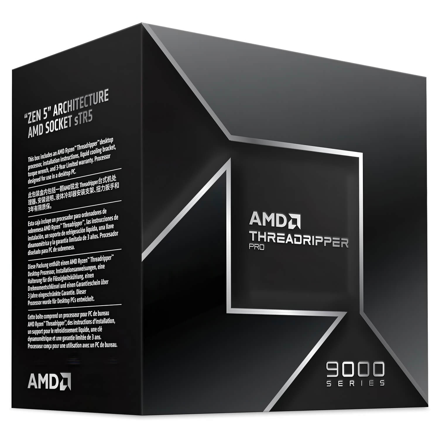 AMD Ryzen™ Threadripper™ PRO 9000 Series H3 AMD Ryzen™ Threadripper™ PRO 9985WX 64C/128T Upto 5.4Ghz - Ảnh 3