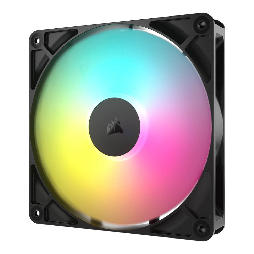 Corsair RS140 ARGB 140mm PWM Fans H3 Corsair RS140 ARGB Black - 140mm PWM Fans - Dual Pack - Ảnh 3