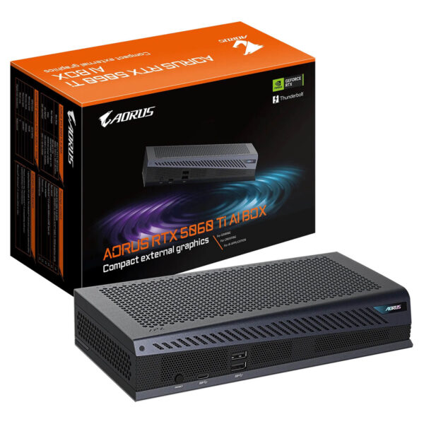 Gigabyte AORUS GeForce RTX™ 5060 Ti AI BOX 16GB GDDR7 eGPU Thunderbolt™ 5 H1 Gigabyte AORUS GeForce RTX™ 5060 Ti AI BOX 16GB GDDR7 - eGPU Thunderbolt™ 5