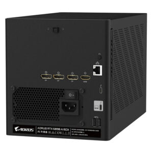 Gigabyte AORUS GeForce RTX™ 5090 AI BOX 32GB GDDR7 eGPU Thunderbolt™ 5 H4 Gigabyte AORUS GeForce RTX™ 5090 AI BOX 32GB GDDR7 - eGPU Thunderbolt™ 5 - Ảnh 4