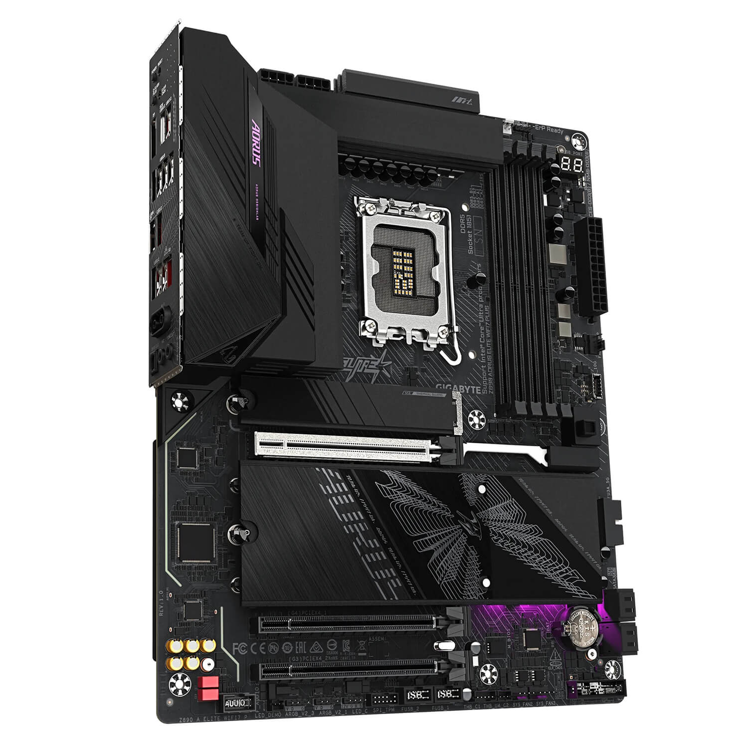 Gigabyte Z890 AORUS ELITE WIFI7 PLUS Socket 1851 H3 Gigabyte Z890 AORUS ELITE WIFI7 PLUS - Socket 1851 - Ảnh 3