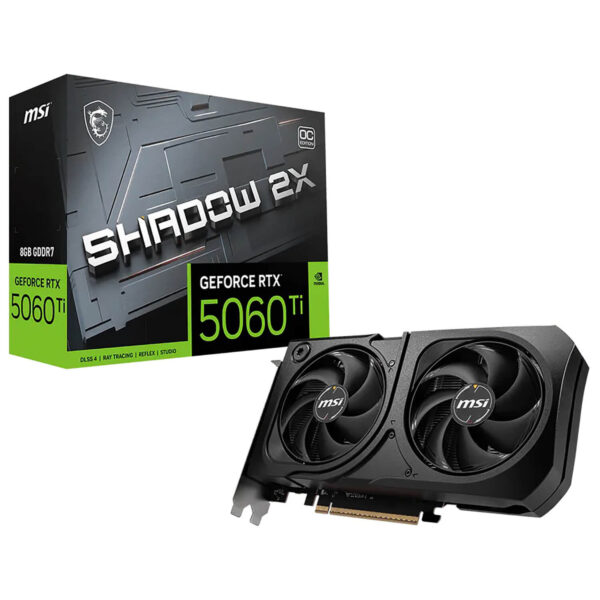 MSI GeForce RTX™ 5060 Ti 8G SHADOW 2X OC PLUS - 8GB GDDR7