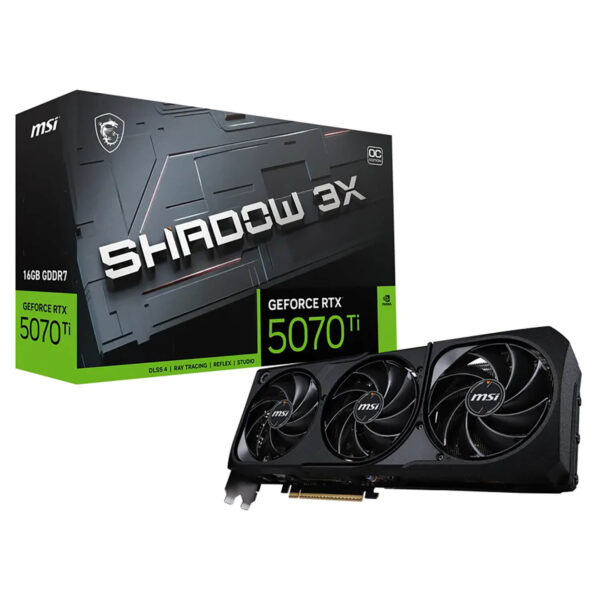 MSI GeForce RTX™ 5070 Ti 16G SHADOW 3X OC - 16GB GDDR7