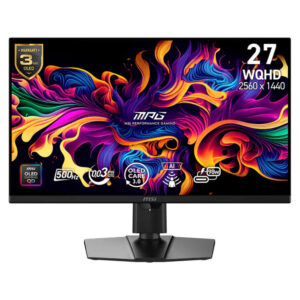 MSI MPG 271QR QD-OLED X50 - 27 inch WQHD QD-OLED | 500Hz | 0.03ms | USB Type-C | Gaming Monitor