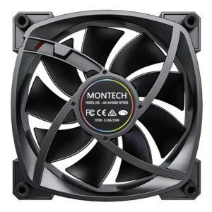 Montech AX140 PWM Black 140mm ARGB LED Fan Case H5 Montech AX140 PWM (Black) - 140mm ARGB LED Fan Case - Ảnh 5