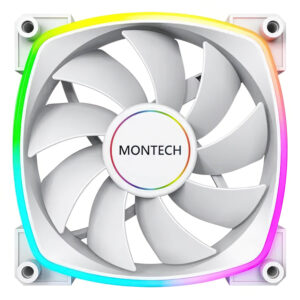 Montech AX140 PWM (White) - 140mm ARGB LED Fan Case