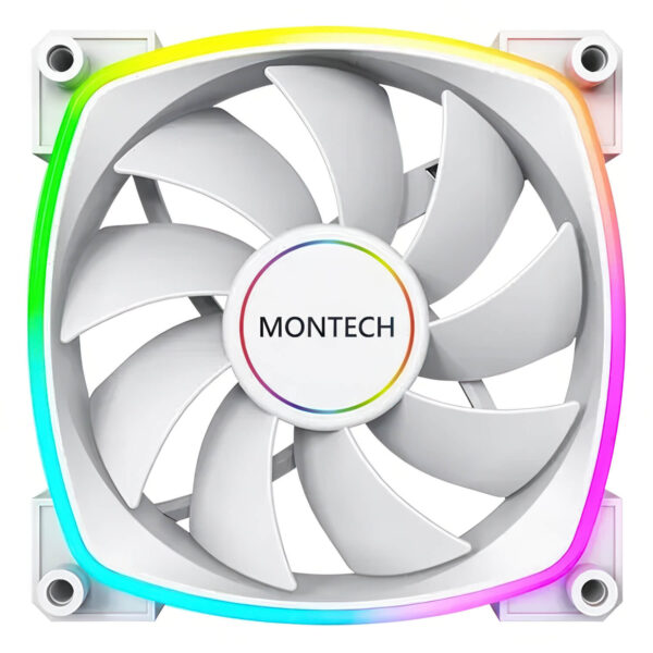 Montech AX140 PWM (White) - 140mm ARGB LED Fan Case