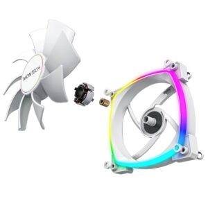 Montech AX140 PWM (White) - 140mm ARGB LED Fan Case - Ảnh 6