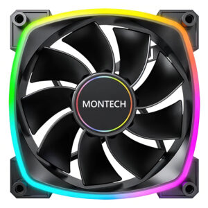 Montech RX140 PWM (Black) - 140mm ARGB LED Fan Case
