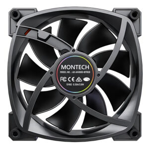 Montech RX140 PWM (Black) - 140mm ARGB LED Fan Case - Ảnh 5