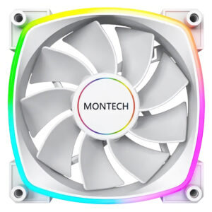 Montech RX140 PWM (White) - 140mm ARGB LED Fan Case
