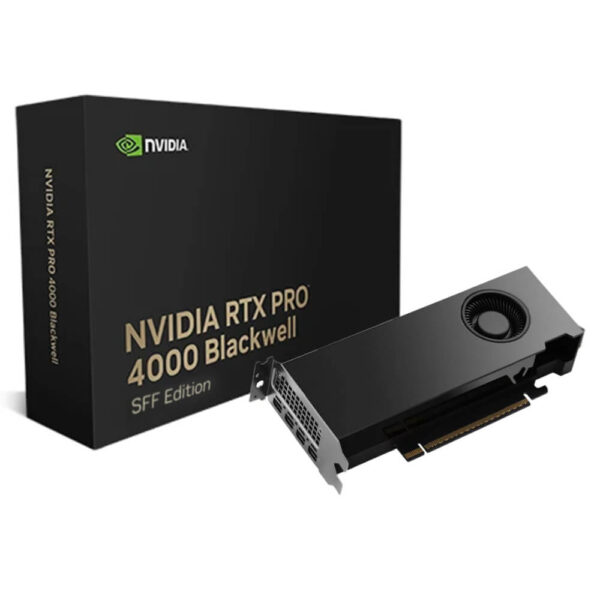 NVIDIA RTX PRO 4000 Blackwell SFF 24GB H1 NVIDIA RTX™ PRO 4000 Blackwell SFF 24GB GDDR7 ECC - Workstation Video Card