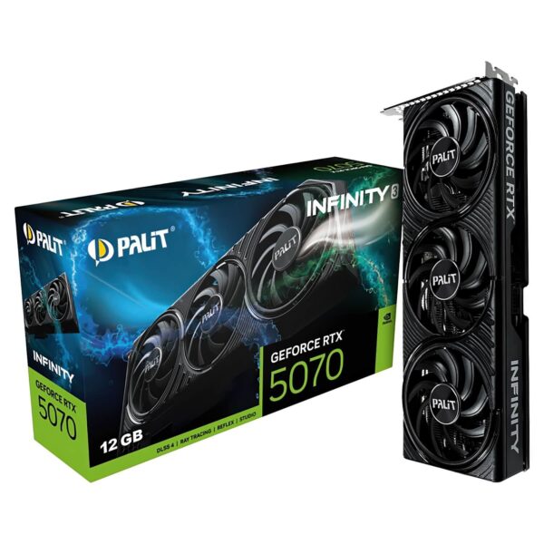Palit GeForce RTX™ 5070 Infinity 3 12GB GDDR7 H1 Palit GeForce RTX™ 5070 Infinity 3 - 12GB GDDR7