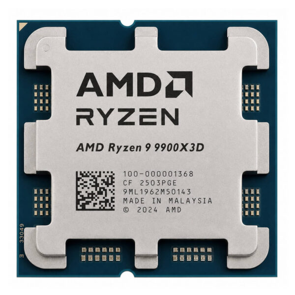TRAY AMD Ryzen™ 9 9900X3D 12C24T Upto 5.5Ghz Khong Kem FAN TRAY - AMD Ryzen™ 9 9900X3D 12C/24T Upto 5.5Ghz (Không Kèm FAN)