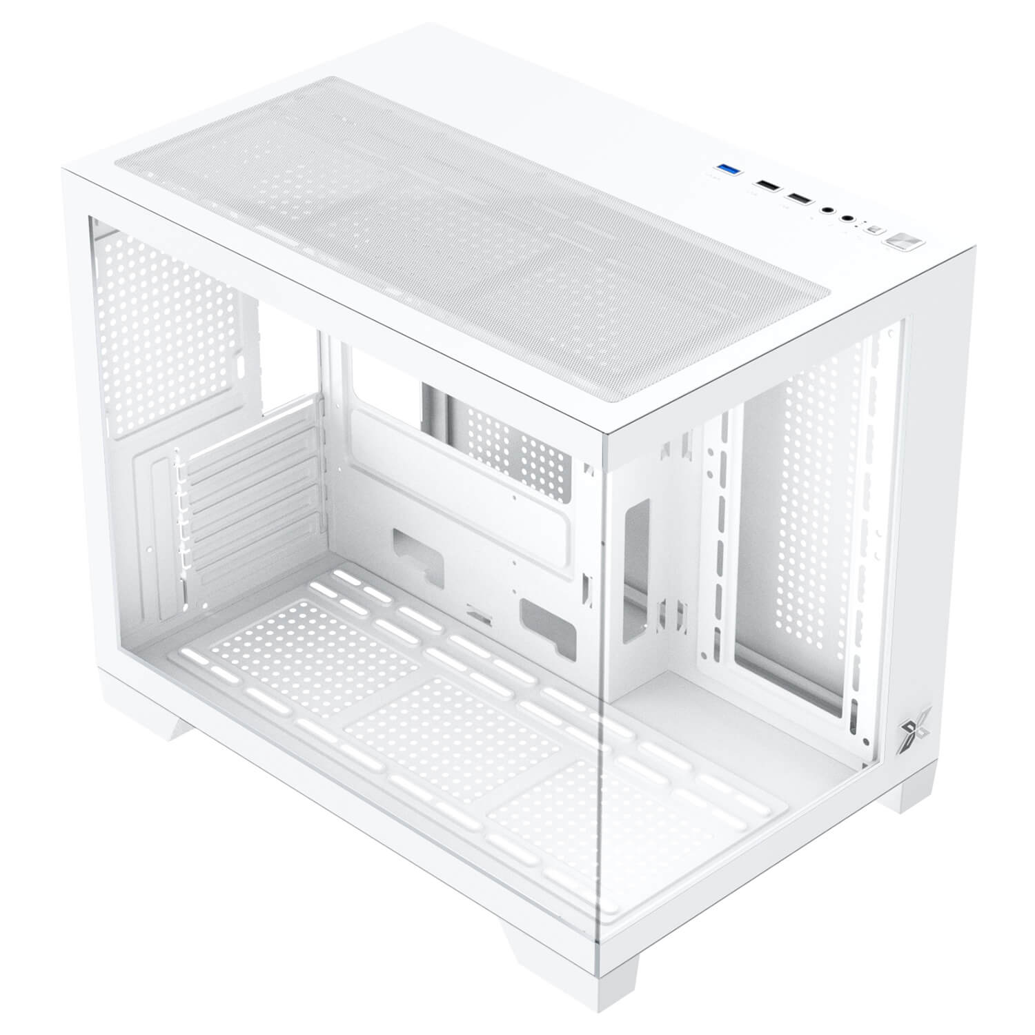 XIGMATEK AQUA ML Arctic Micro ATX Tower Case No Fan H2 XIGMATEK AQUA ML Arctic - Micro-ATX Tower Case (No Fan) - Ảnh 2