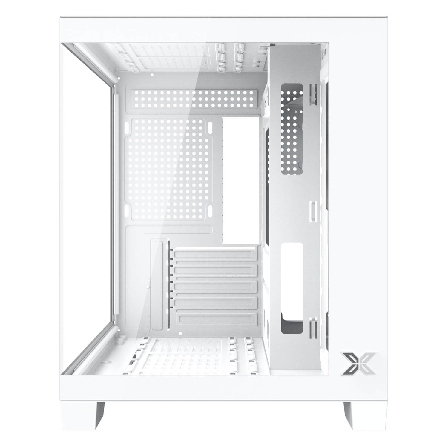 XIGMATEK AQUA ML Arctic Micro ATX Tower Case No Fan H3 XIGMATEK AQUA ML Arctic - Micro-ATX Tower Case (No Fan) - Ảnh 3