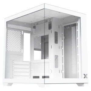 XIGMATEK AQUA MS Arctic - Micro-ATX Tower Case (No Fan)